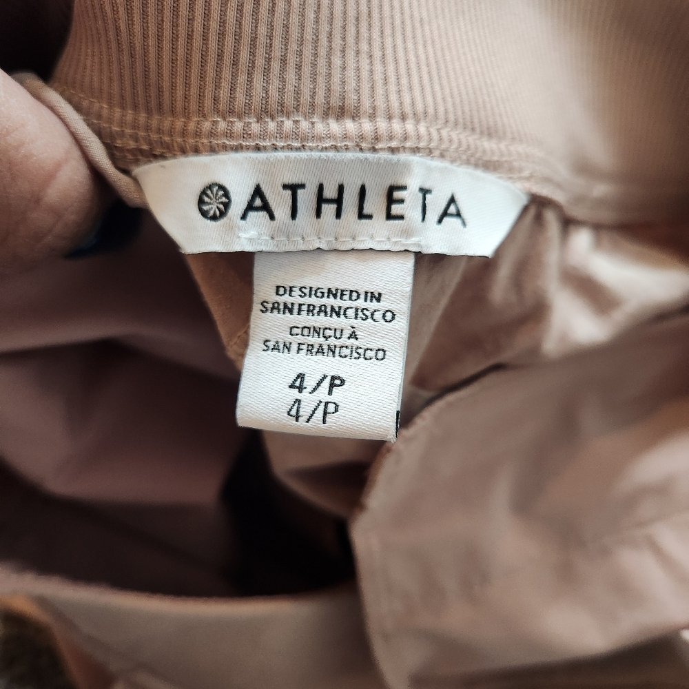 Athleta Brooklyn Textured Ankle Pant Size 4P - Picture 4 of 8